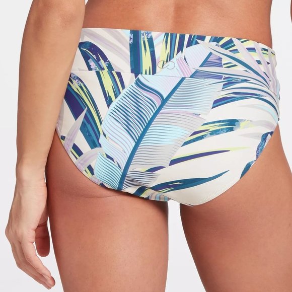 CALIA Wide Band Mid Rise Swim Bikini Bottoms Plus Size - Picture 9 of 9